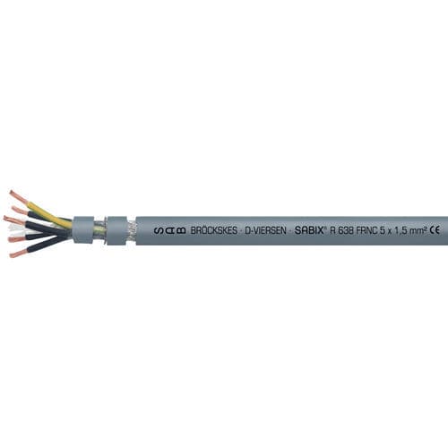Halogenfreies Stromkabel - SABIX® R 638 FRNC - SAB BROECKSKES GMBH & Co. KG - Versorgung / DIN / isoliert
