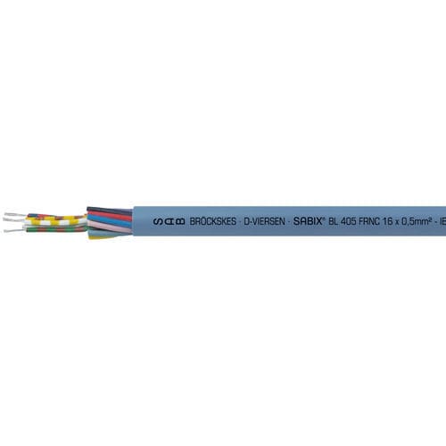 Halogenfreies Stromkabel - SABIX® BL 405 FRNC - SAB BROECKSKES GMBH & Co. KG - Daten / DIN / isoliert