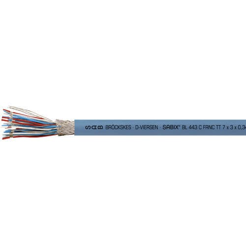 Halogenfreies Stromkabel - SABIX® BL 443 C FRNC TT - SAB BROECKSKES GMBH & Co. KG - Daten / DIN / isoliert