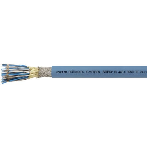 Halogenfreies Stromkabel - SABIX® BL 446 C FRNC FTP - SAB BROECKSKES GMBH & Co. KG - Daten / DIN / isoliert