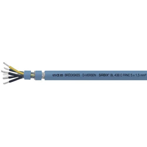 Halogenfreies Stromkabel - SABIX® BL 438 C FRNC - SAB BROECKSKES GMBH & Co. KG - Versorgung / isoliert / schwerentflammbar