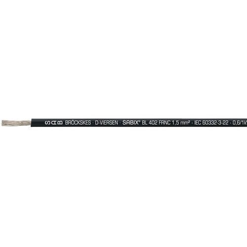 Flexibles Stromkabel - SABIX® BL 402 FRNC - SAB BROECKSKES GMBH & Co. KG - Versorgung / isoliert / schwerentflammbar