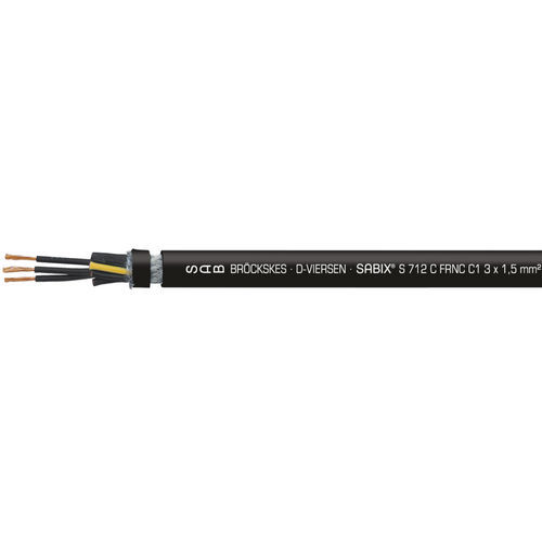Stromkabel für Brandschutz - SABIX® S 712 C FRNC C1  - SAB BROECKSKES GMBH & Co. KG - Versorgung / isoliert / schwerentflammbar