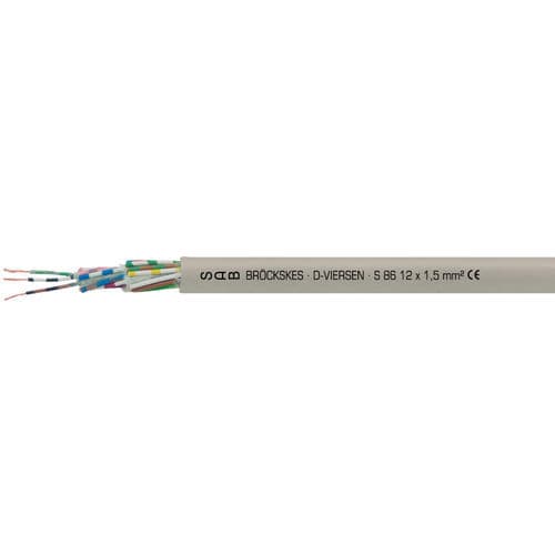 Stromkabel für Energieführungsketten - SD 86 - SAB BROECKSKES GMBH & Co. KG - Daten / DIN / isoliert