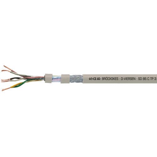 Stromkabel für Energieführungsketten - SD 86 C TP - SAB BROECKSKES GMBH & Co. KG - Daten / DIN / isoliert