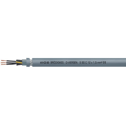 Hochflexibles Stromkabel - S 90 C - SAB BROECKSKES GMBH & Co. KG - Versorgung / isoliert / ölbeständig