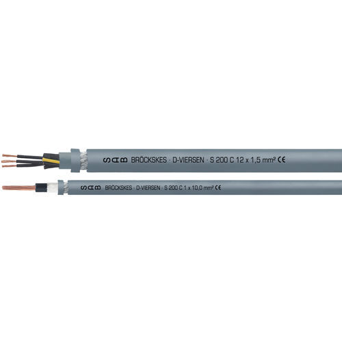 Flexibles Stromkabel - S 200 C  - SAB BROECKSKES GMBH & Co. KG - Hybrid / isoliert / ölbeständig