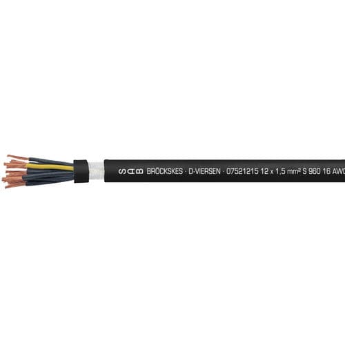 Hochflexibles Stromkabel - S 960 - SAB BROECKSKES GMBH & Co. KG - Daten / DIN / isoliert