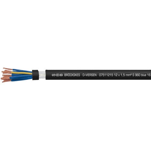 Versorgungs-Stromkabel - S 960 - SAB BROECKSKES GMBH & Co. KG - DIN / isoliert / schwerentflammbar