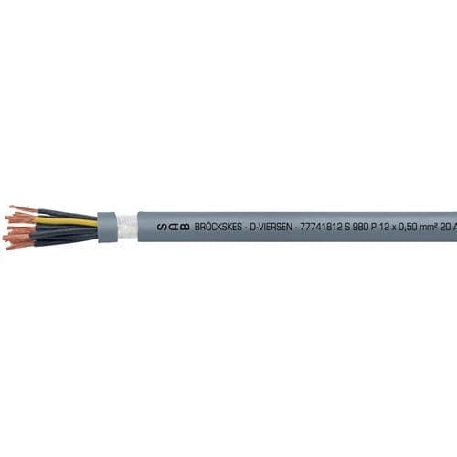 Hochflexibles Stromkabel - S 980 P - SAB BROECKSKES GMBH & Co. KG - Versorgung / DIN / isoliert