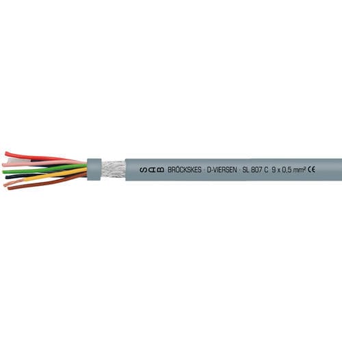 Stromkabel für Servomotor - SL 807 C - SAB BROECKSKES GMBH & Co. KG - Versorgung / isoliert / ölbeständig