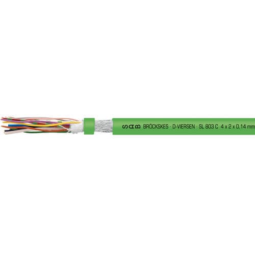 Stromkabel für Servomotor - SL 803 C - SAB BROECKSKES GMBH & Co. KG - RF / isoliert / ölbeständig