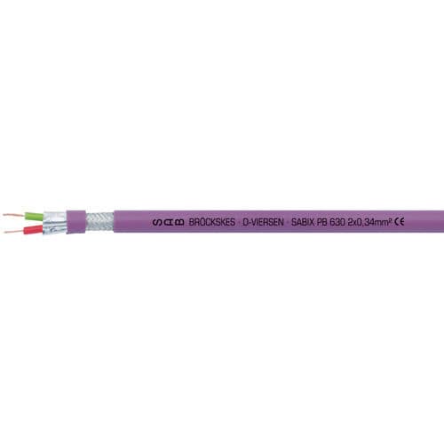 PROFIBUS-DP-Kabel - SABIX® PB 630 - SAB BROECKSKES GMBH & Co. KG - Daten / DIN / isoliert