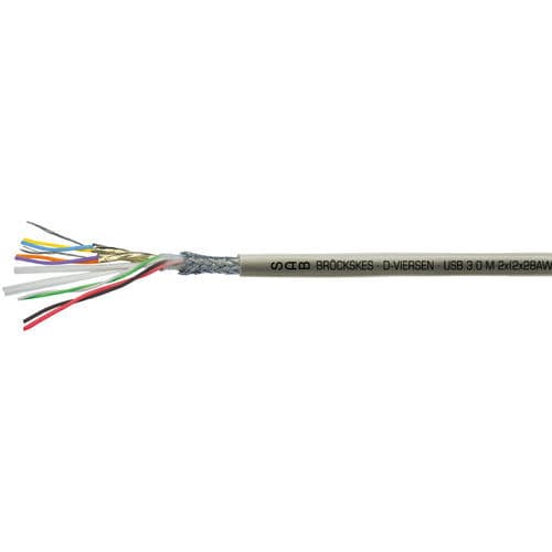 Stromkabel / USB 3.0 - 06061018 - SAB BROECKSKES GMBH & Co. KG - Daten / isoliert / Hochtemperatur