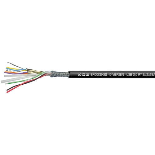 Stromkabel / USB 3.0 - 06043098 - SAB BROECKSKES GMBH & Co. KG - Daten / isoliert / schwerentflammbar