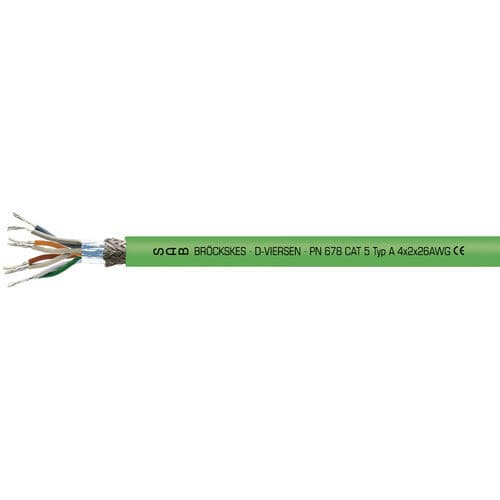 Ethernet-Stromkabel - PN 678 - SAB BROECKSKES GMBH & Co. KG - Daten / RJ45 / isoliert