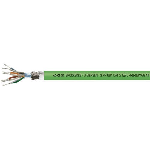 Ethernet-Stromkabel - S PN 681 - SAB BROECKSKES GMBH & Co. KG - Daten / RJ45 / isoliert