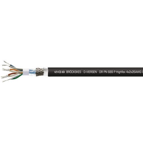 Ethernet-Stromkabel - DR PN 689 P Highflex - SAB BROECKSKES GMBH & Co. KG - Daten / RJ45 / isoliert