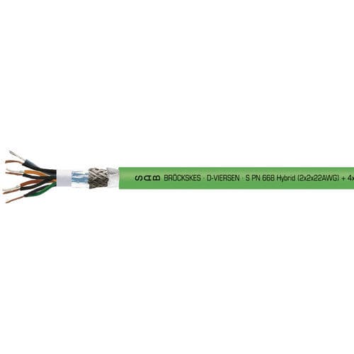 Hybrid-Stromkabel - S PN 668  - SAB BROECKSKES GMBH & Co. KG - Ethernet / RJ45 / ölbeständig