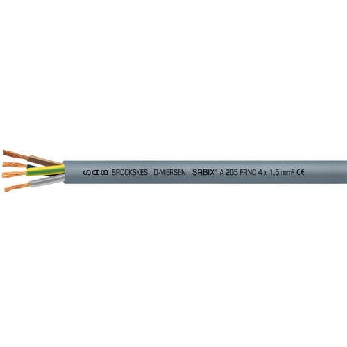 Halogenfreies Stromkabel - SABIX® A 205 FRNC - SAB BROECKSKES GMBH & Co. KG - Versorgung / isoliert / schwerentflammbar