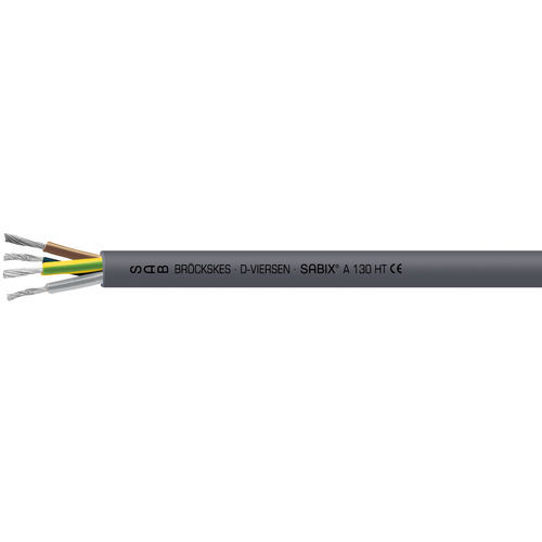 Versorgungs-Stromkabel - SABIX® A 130 HT - SAB BROECKSKES GMBH & Co. KG - isoliert / schwerentflammbar / selbstverlöschend