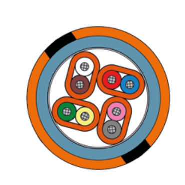 Versorgungs-Stromkabel - T645-06 series - SAB BROECKSKES GMBH & Co. KG - IP67 / paarig / HTA-Verbindung