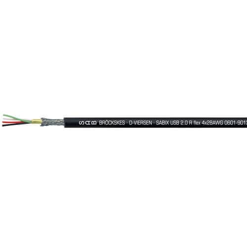 Stromkabel / USB 2.0 - 06019013 - SAB BROECKSKES GMBH & Co. KG - Daten / isoliert / schwerentflammbar