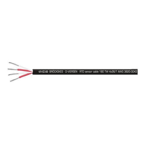 Stromkabel für RTD-Sensor - 3820 series - SAB BROECKSKES GMBH & Co. KG - Versorgung / mit Kupferschirm / Kupfer