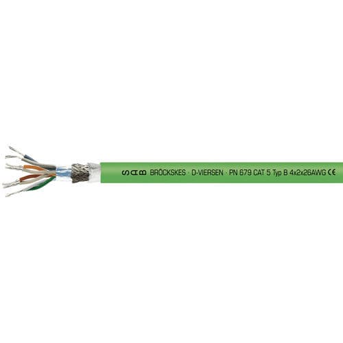 Ethernet-Stromkabel - PN 679 - SAB BROECKSKES GMBH & Co. KG - Daten / RJ45 / isoliert