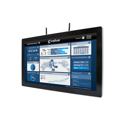 Panel-PC / Multitouchscreen - SID-21WR2 - Avalue Technology Inc. - TFT LCD / mit kapazitivem PCAP-Touchscreen / mit LED-Rückbeleuchtung