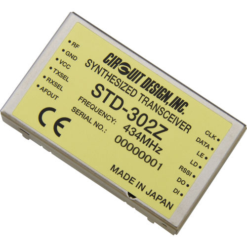 Transceiver-Modul / Funk - STD-302Z - Circuit Design, Inc. - FSK / ISM-Band / für problematische Umgebungen