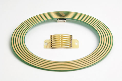 Schleifring zur Leistungs- und Signalübertragung - SD - SERVOTECHNICS - elektrisch / Hohlwelle / flach