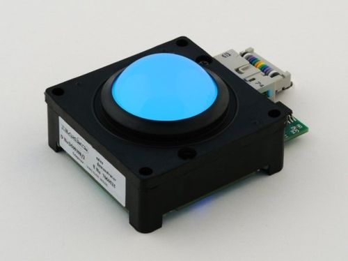 Mechanischer Trackball - illuminated - Traxsys Input Products - einbaufähig / 38 mm / IP65