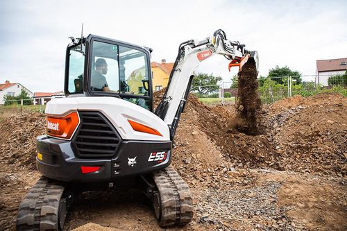 Minibagger - E55z R2 series - BOBCAT - auf Raupen / Diesel / für Baustellen