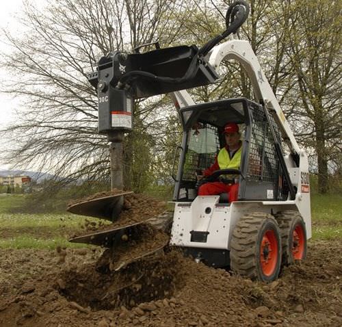 Stangenbohrer für Kompaktlader - 6808799 - BOBCAT - hydraulisch