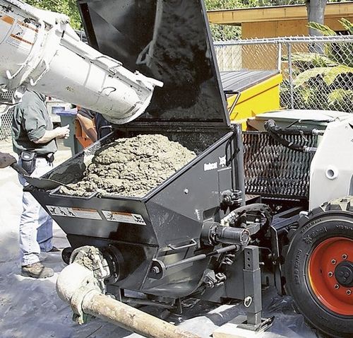 Betonpumpe für Lademaschinen - BOBCAT - für Baustelle