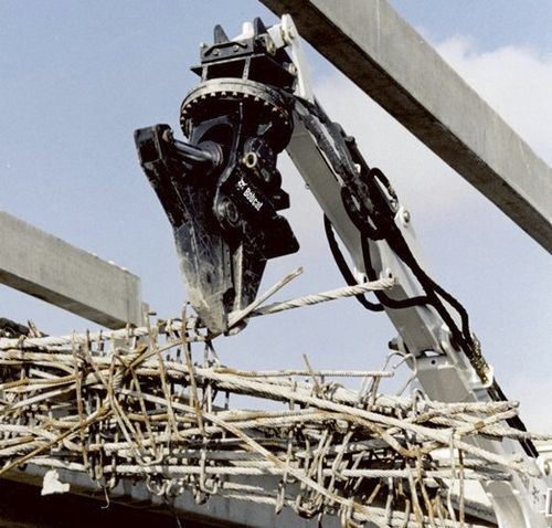 Hydraulischer Abbruchschere - BOBCAT - Rotation / für Bagger / für Beton
