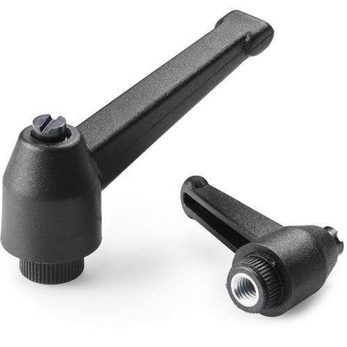 Stahlklemmhebel - A522 - Boteco - Technopolymer / mit Gewindeeinsatz