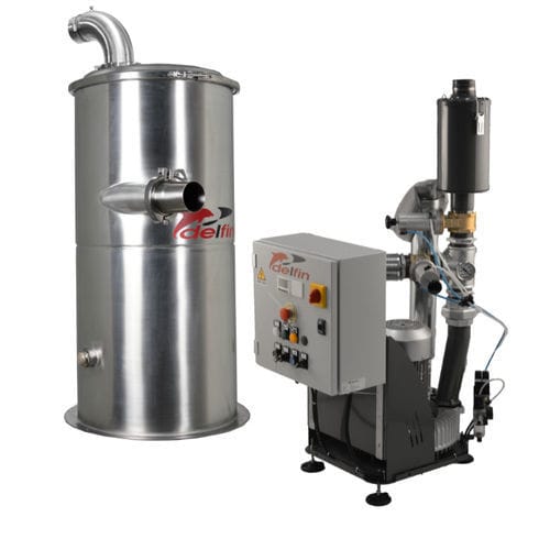 Pneumatische Förderanlage / in verdünnter Phase - PRO 420E - Delfin Vacuums - für Pulver / für Granulat / für die Lebensmittelindustrie