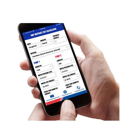 Mobile App / Kostenberechnung - KMT GmbH - KMT Waterjet Systems - Reporting / Datenanalyse / Berechnung