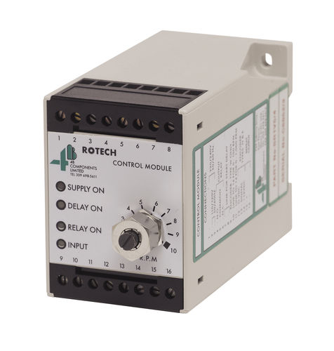 Drehzahl-Kontrollrelais - AUE400 & SR4000 series - 4B Braime Components - für DIN-Schiene / einstellbar / programmierbar