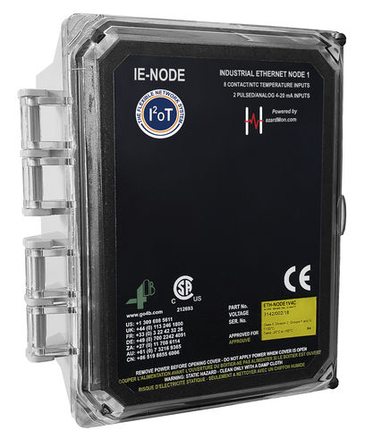 Temperaturüberwachungssystem - IE-NODE - 4B Braime Components - Maschinenzustand / Status und Diagnose / Niveau