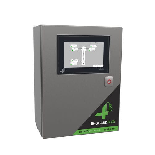Kontrolleinheit mit Display - IE-GuardFlex - 4B Braime Components - zur Visualisierung von Prozess und Fertigungsdaten / kann das Abschalten der Maschine auslösen / Gefahrenüberwachungslösung