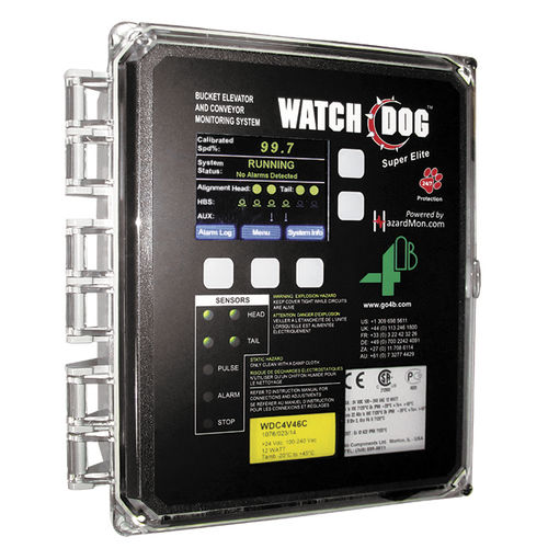 Überwachungsgerät für Bandförderer - WATCHDOG™ SUPER ELITE | WDC4 - 4B Braime Components - Drehzahl / Maschinenzustand / Temperatur
