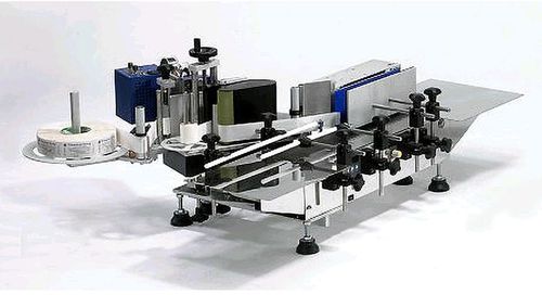 Halbautomatisches Etikettiersystem - JDA-1 - JDA PROGRESS IND. - für Flaschen / Dosen / zur Rundumetikettierung