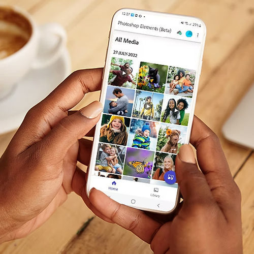 Bildmanagement-Software - photoshop elements 2025 - ADOBE - Automatisierung / Ausgabe / für mobile Arbeitsmaschinen