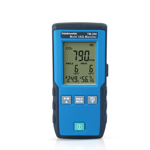CO2-Luftqualitätsmonitor - TM-380 - Tenmars Electronics - relative Luftfeuchtigkeit / PM10 / Temperatur