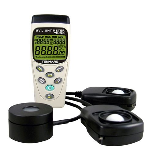 Solar-Luxmeter - 40 - 400 000 Lux | TM-208 - Tenmars Electronics - digital