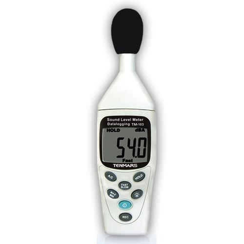 Integrierender Schallpegelmesser - TM-103 - Tenmars Electronics - Klasse 2 / digital / mit Datenerfassung