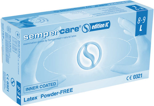 Handschuh für Reinraum - Sempercare® edition IC - Sempermed - chemikalienbeständig / Latex / puderfrei